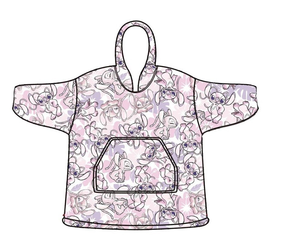 LILO & STITCH - Angel - Sweat Poncho - Adult Size