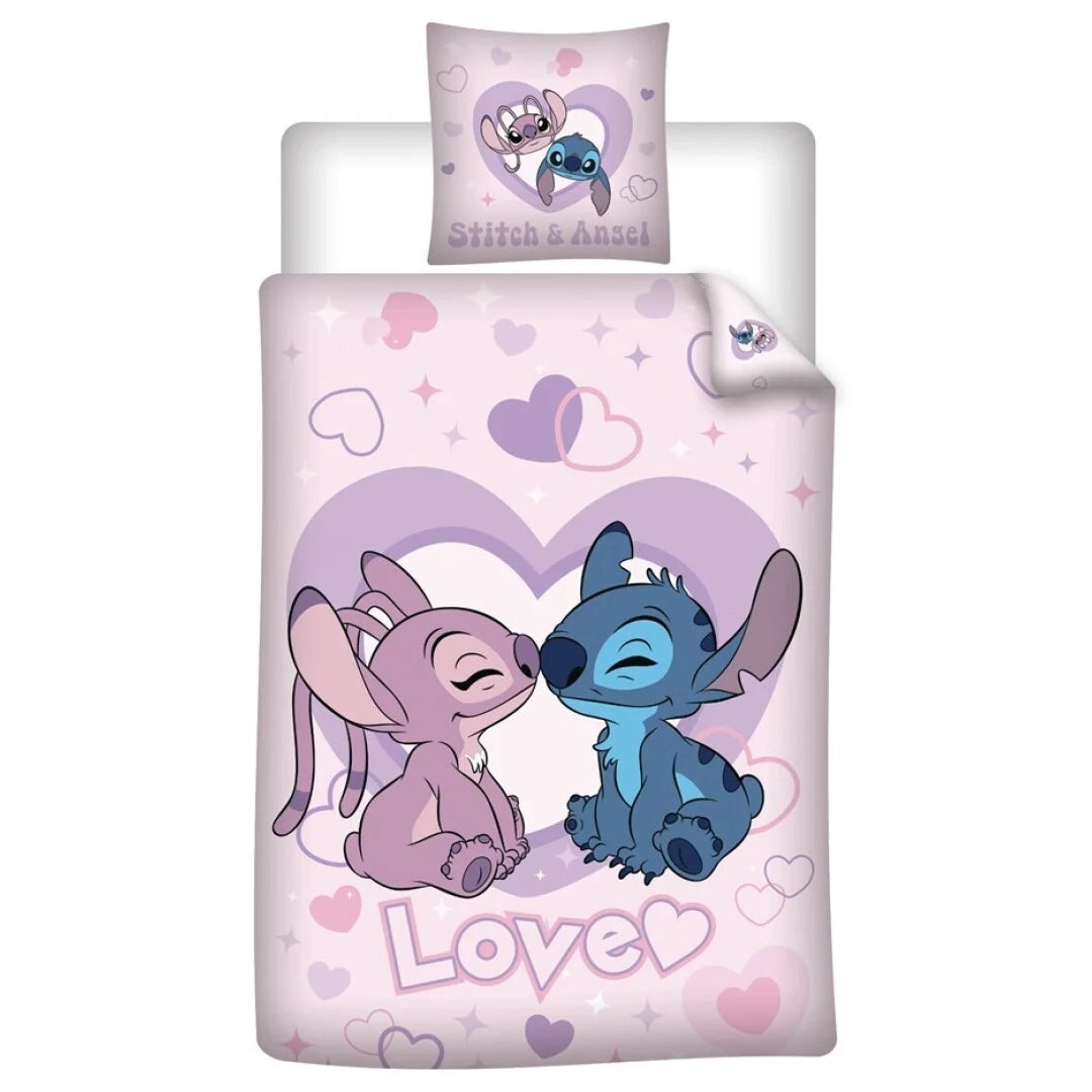 LILO & STITCH - Love - Duvet Cover 140x200cm + 65x65cm