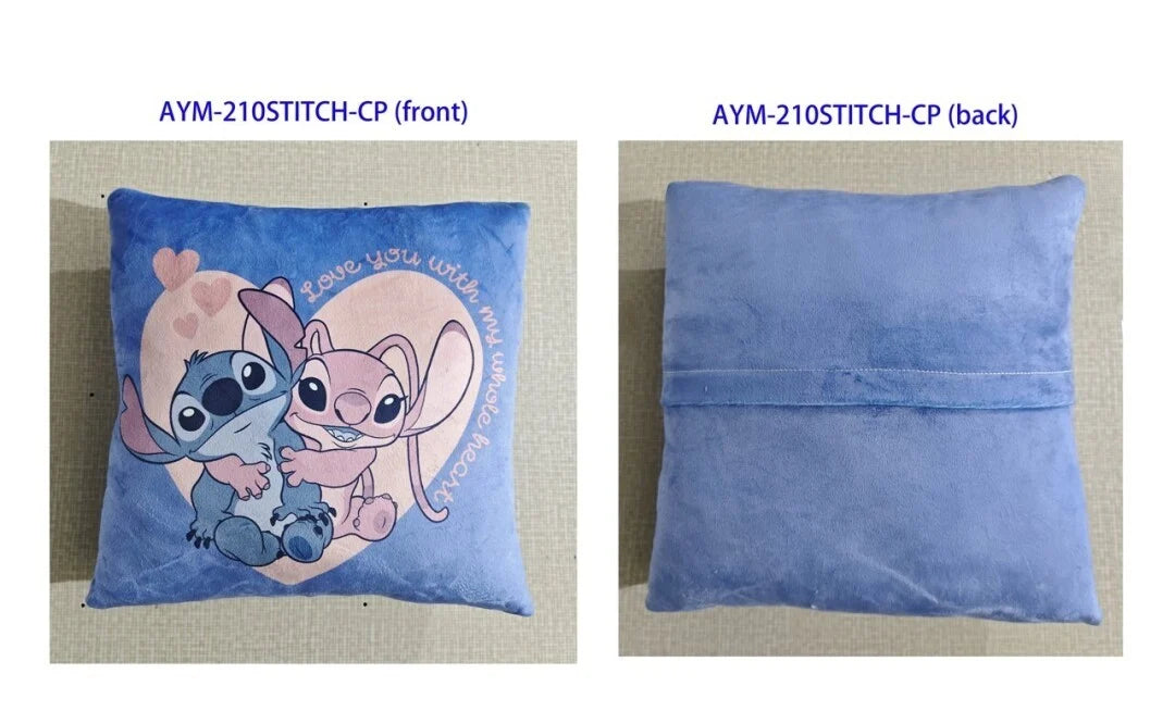 LILO & STITCH - Love you whith my whole heart - Cushion 35x35cm
