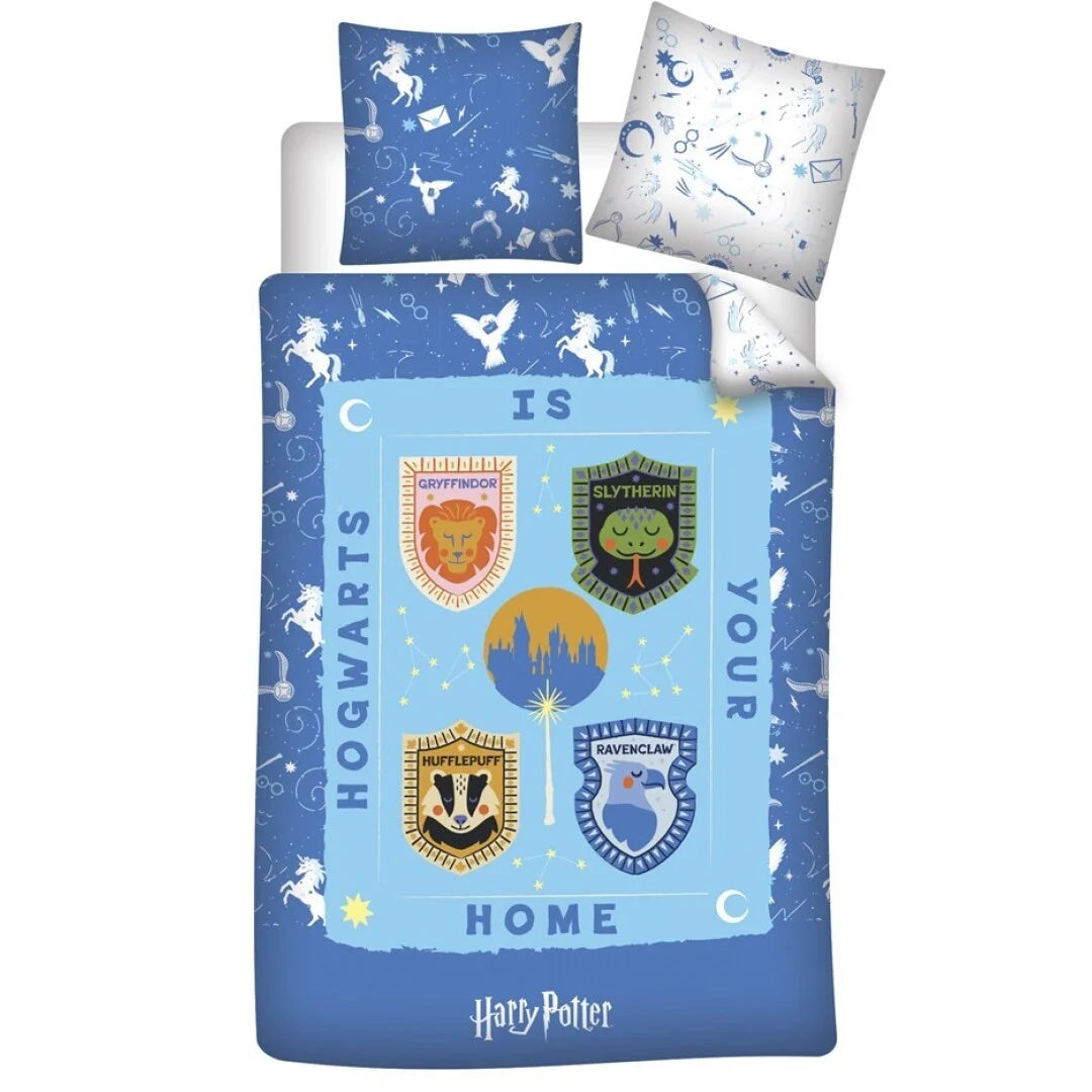 HARRY POTTER - Hogwarts is your home - Duvet Cover 140x200cm + 65x65cm