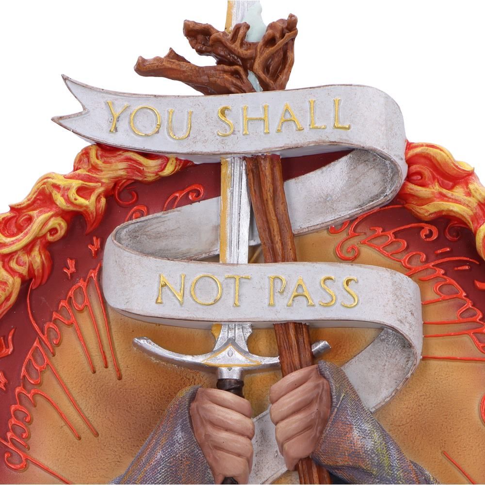 LORD OF THE RINGS - You Shall Not Pass - Wall Plaque