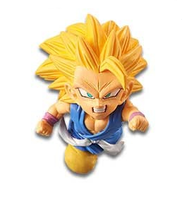 DRAGON BALL SUPER - Figurine WCF Saiyans Bravery - S.S.3 Goku - 7cm