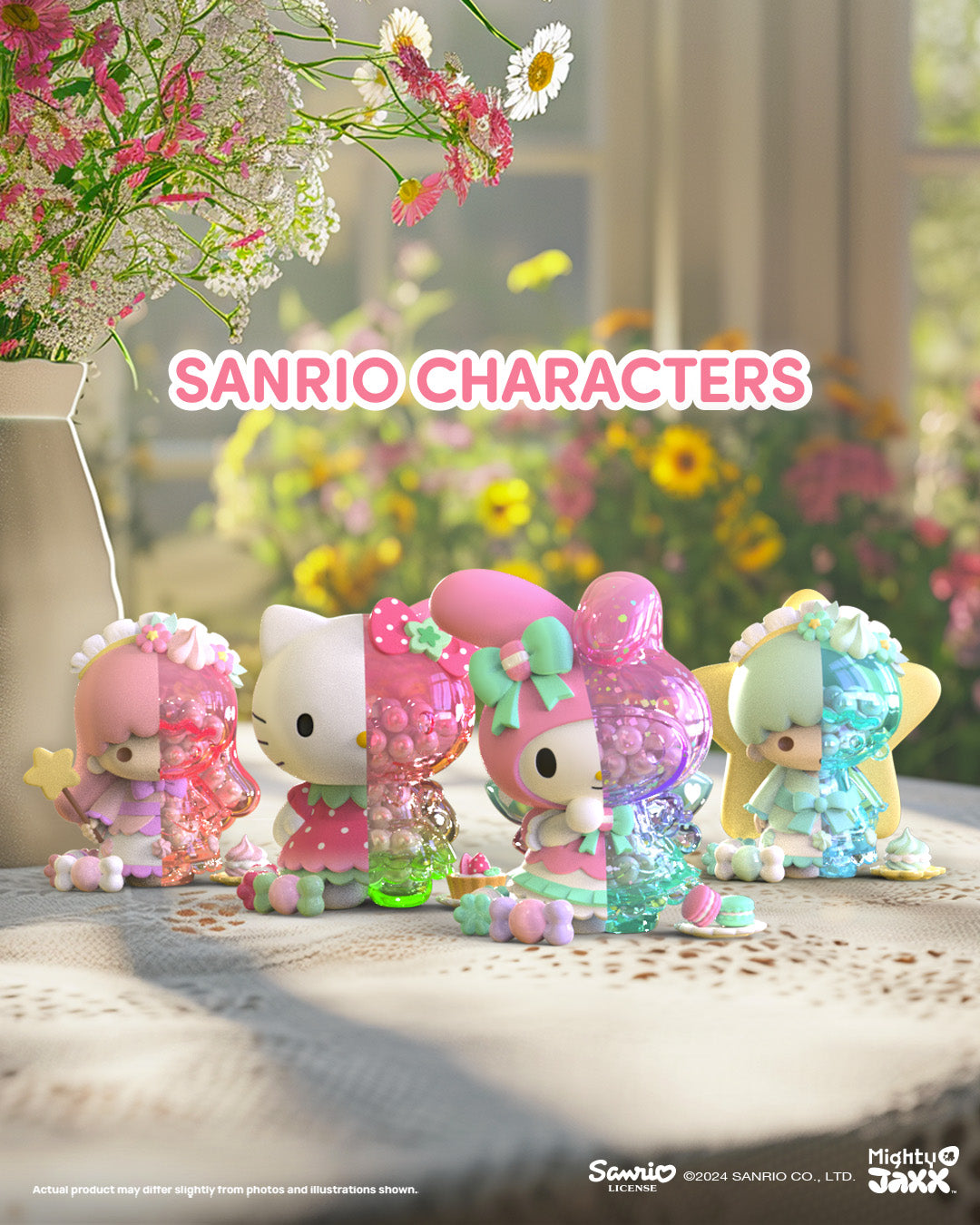 HELLO KITTY - Kandy X Sanrio Floral DayDream Series - Display 6 Fig.