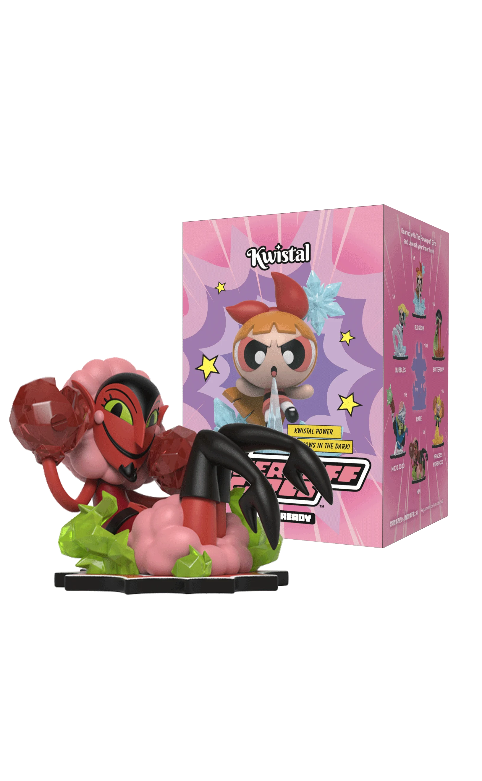 THE POWERPUFF GIRLS - Kwistal Battle Ready Series - Display 6 Fig.