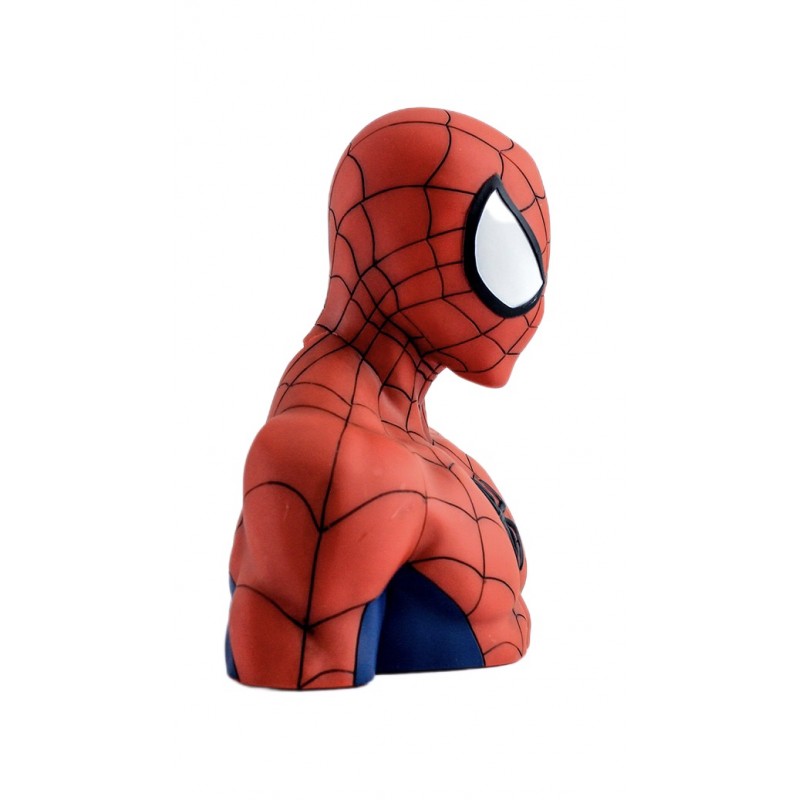MARVEL - Tirelire Boite Blister - Spider-man Bust 20 cm