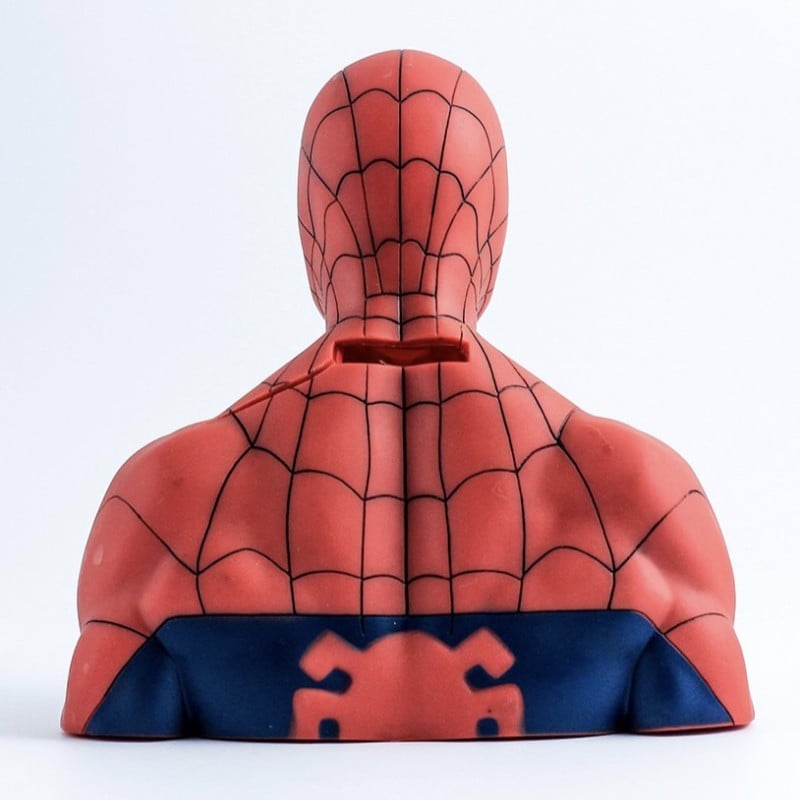 MARVEL - Tirelire Boite Blister - Spider-man Bust 20 cm
