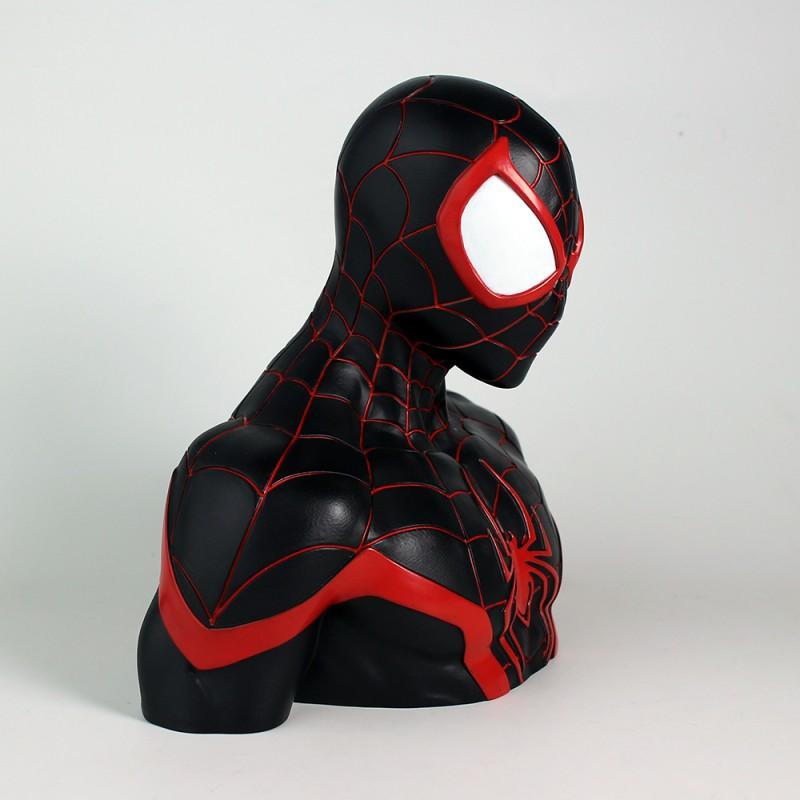 MARVEL - Money Box Blister Box - Miles Morales Deluxe Bust 20 cm