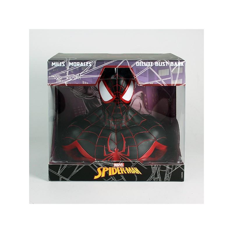 MARVEL - Money Box Blister Box - Miles Morales Deluxe Bust 20 cm