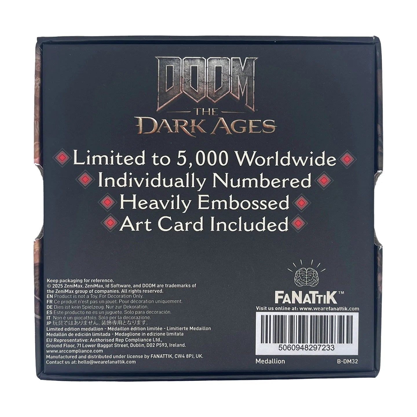 DOOM THE DARK AGES - Shield - Limited Edition Medaillon