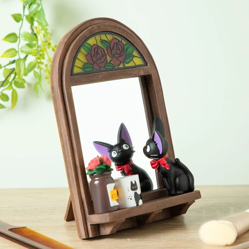 KIKI'S DELIVERY SERVICE - Jiji in front of mirror - Mirror 5.5x14x21cm