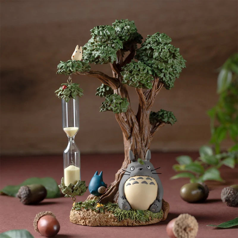 MY NEIGHBOR TOTORO - Camphrier & Totoro - Diorama Sand Timer 16cm