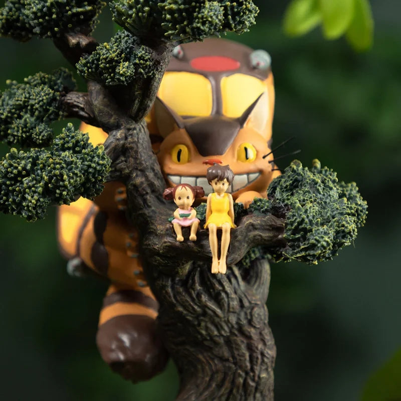 MY NEIGHBOR TOTORO - Mei, Satsuki et Catbus - Diorama Clock