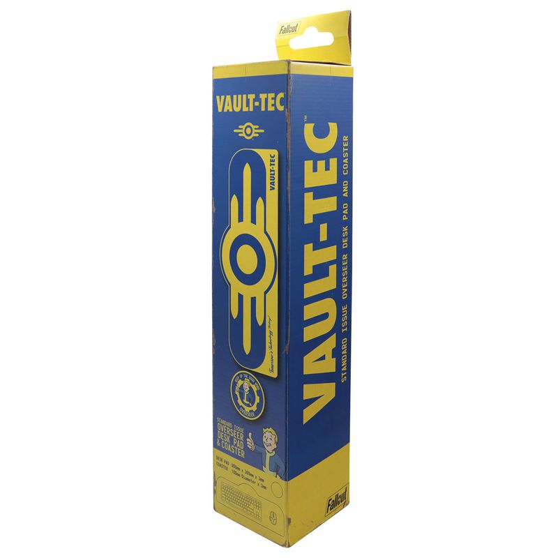 FALLOUT  - Vault-Tec - XL Desktop Mat + 1 Coaster