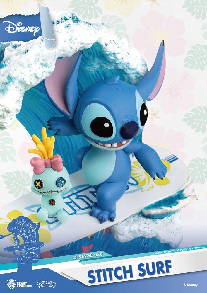 DISNEY - Stitch Surf - Diorama D-Stage Summer Series 15cm