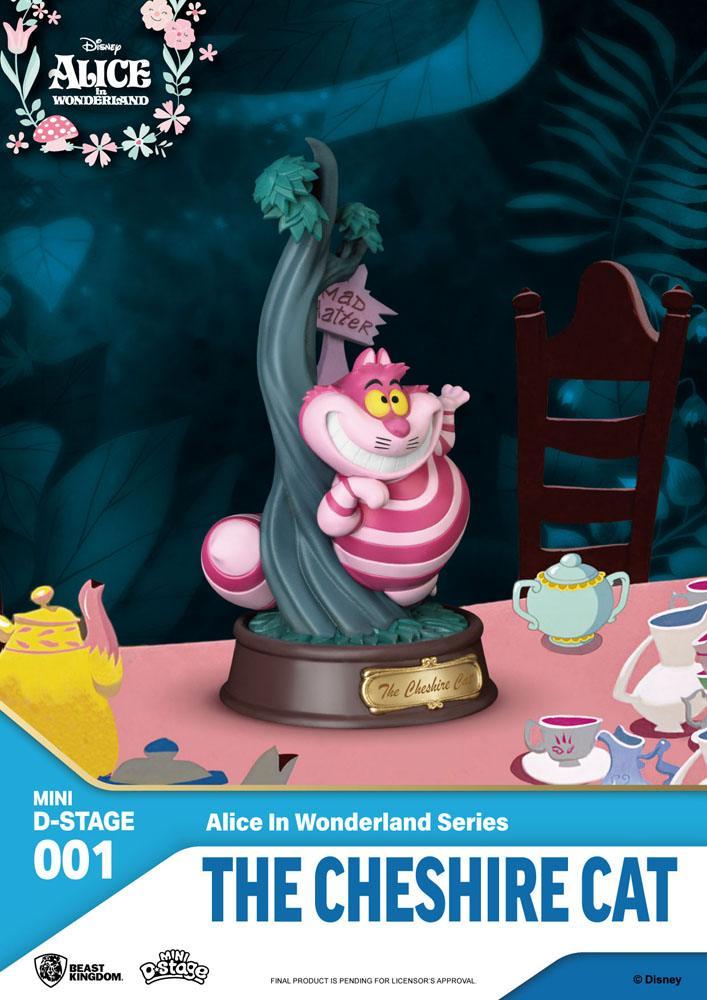 DISNEY - The Cheshire Cat - Statue Mini Diorama 10cm