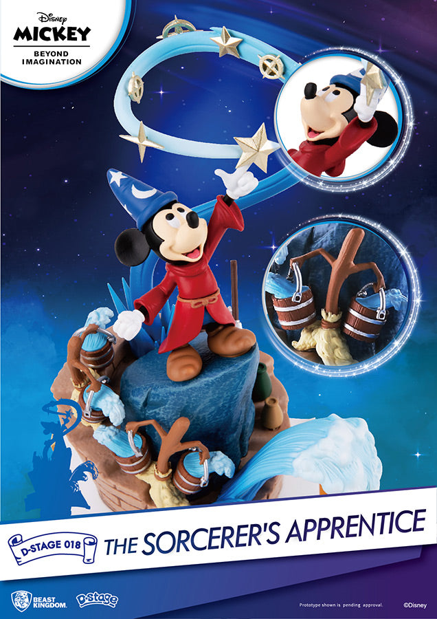 DISNEY - Mickey Sorcerer Apprentice - D-Stage 16cm