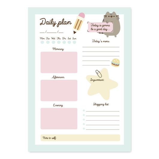 PUSHEEN - Foodie - Weekly Planner - A5 Bloc Note