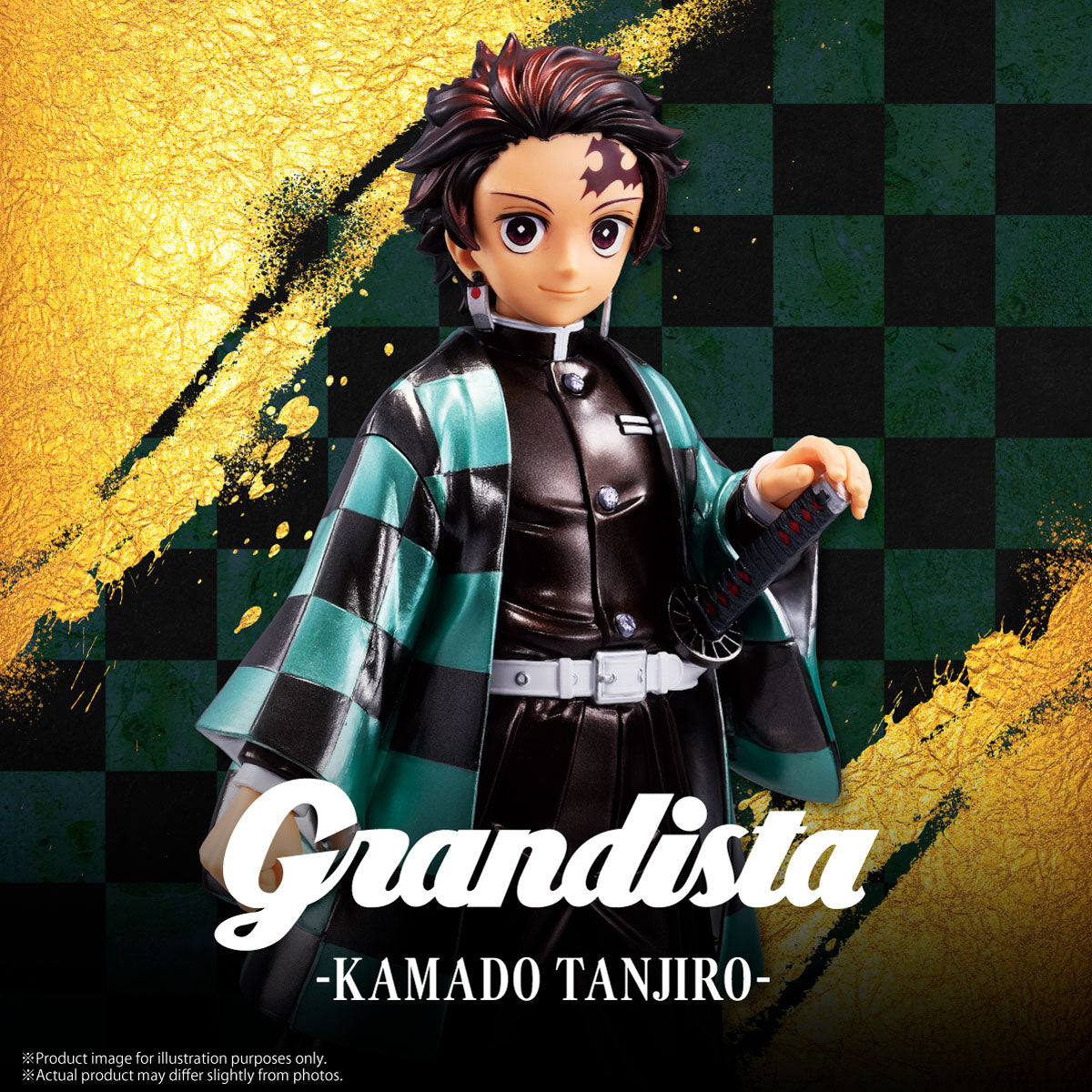 DEMON SLAYER - Tanjiro Kamado - Figure Grandista 24cm