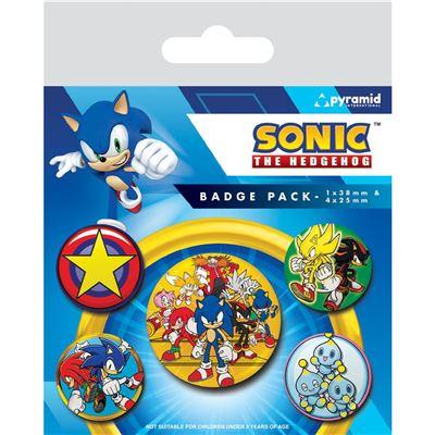 SONIC - Speed Team - Pack 5 Badges