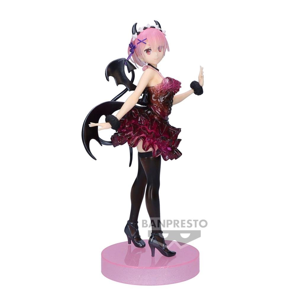 RE ZERO - Ram - Figure Clear & Dressy 22cm