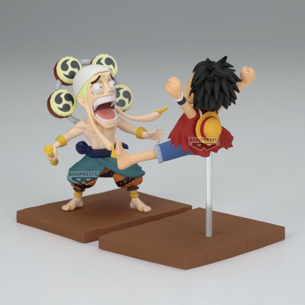 ONE PIECE - Luffy & Enel - Figure WCF-Log Stories 7cm