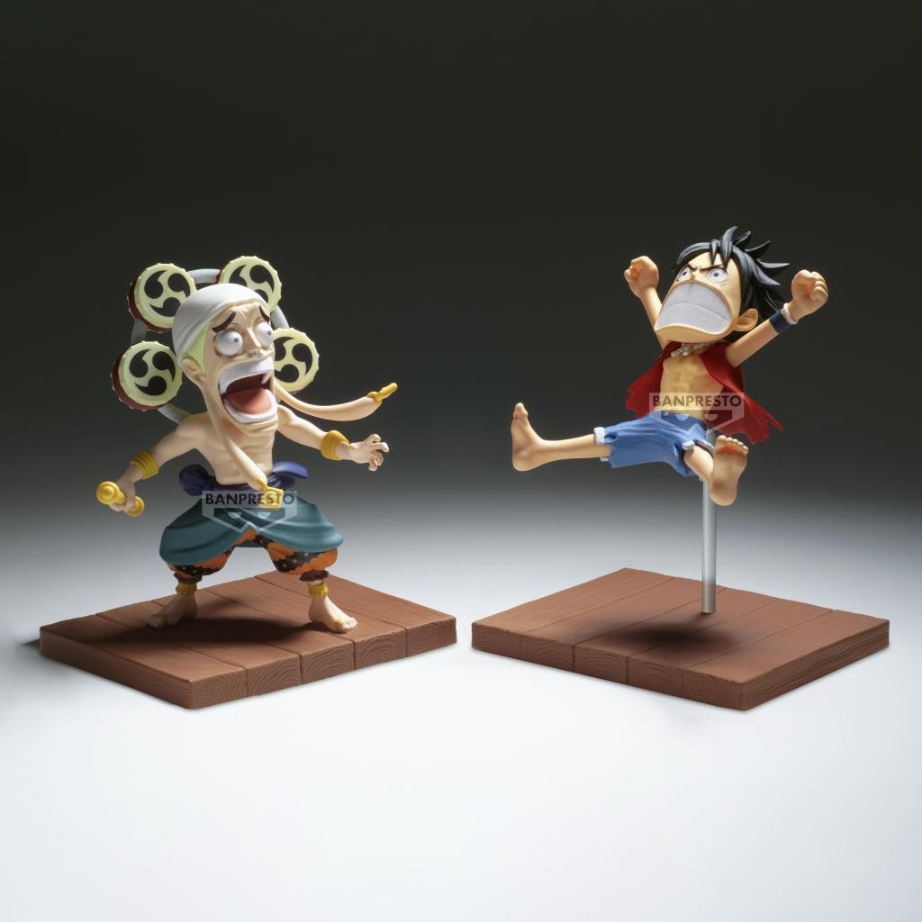 ONE PIECE - Luffy & Enel - Figure WCF-Log Stories 7cm