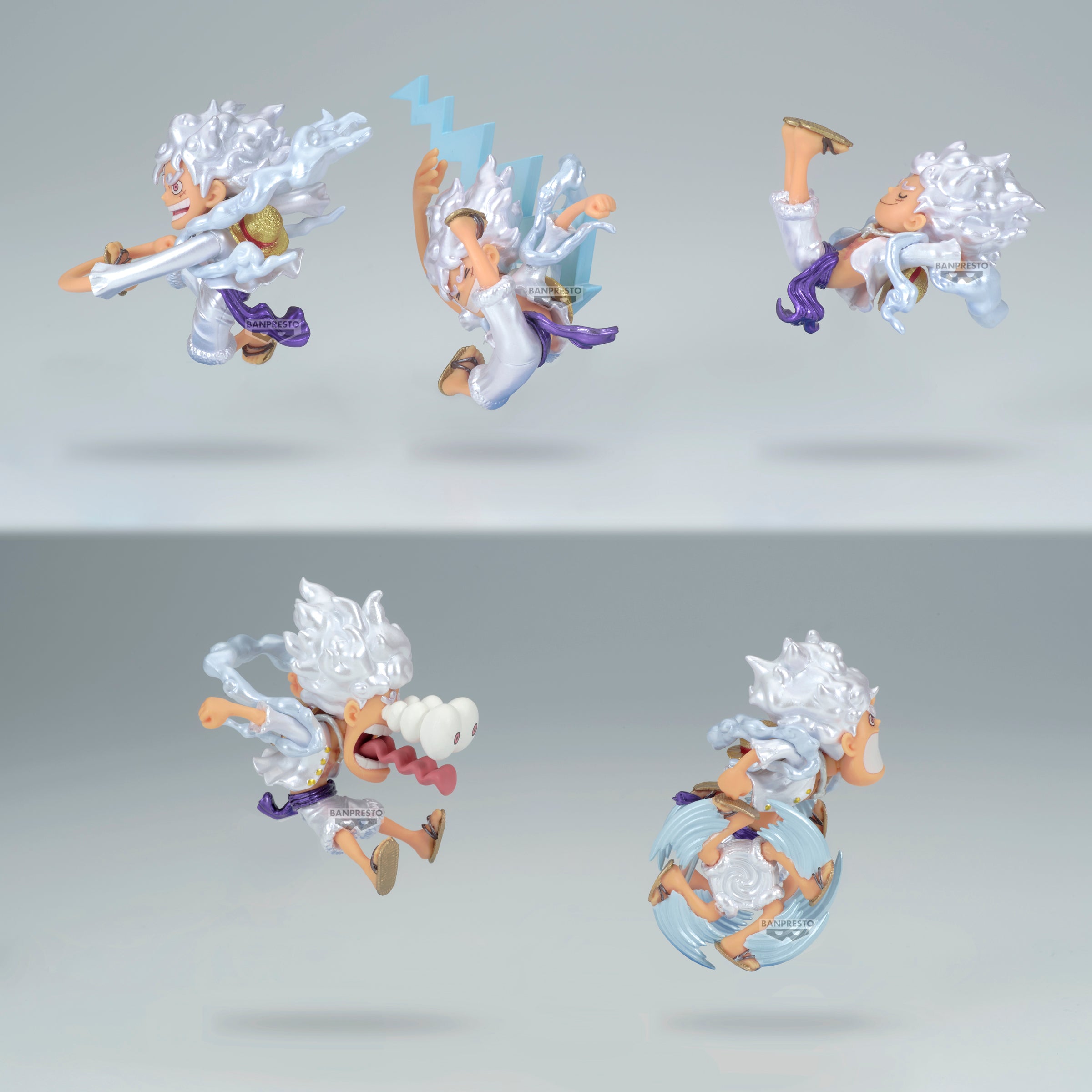 ONE PIECE - WCF Luffy Gear 5 Metallic - Assortiments 12 Figurine 7cm