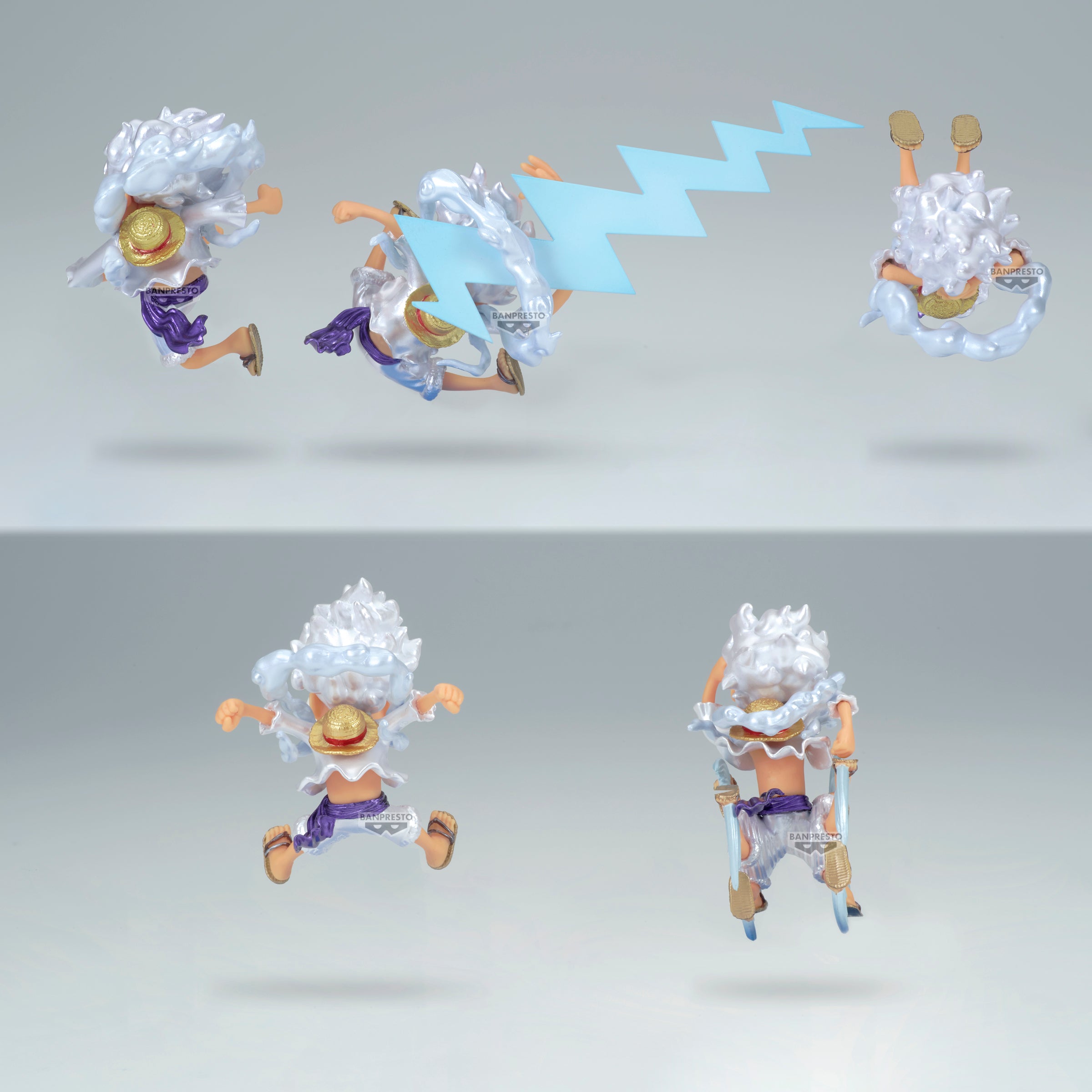 ONE PIECE - WCF Luffy Gear 5 Metallic - Assortiments 12 Figurine 7cm