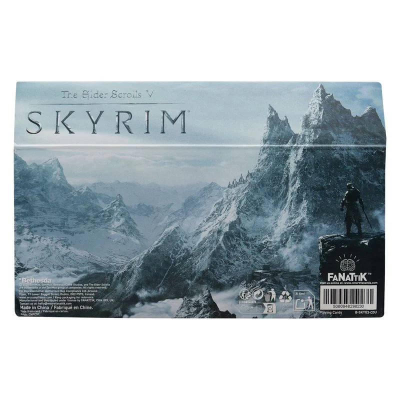 THE ELDER SCROLLS V SKYRIM - Playing Cards CDU Containing 12 Packs