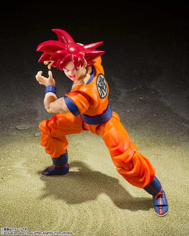 DRAGON BALL SUPER - SSG Goku God of Virtue - Fig. S.H. Figuarts 14cm