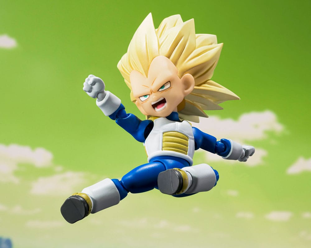 DRAGON BALL DAIMA - Super Saiyan 3 Mini Vegeta -Fig. S.H. Figuarts 8cm