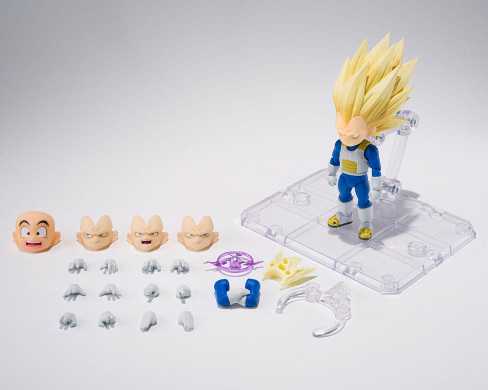 DRAGON BALL DAIMA - Super Saiyan 3 Mini Vegeta -Fig. S.H. Figuarts 8cm