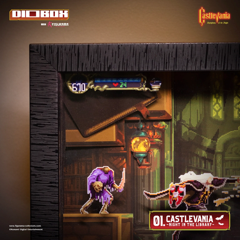 CASTLEVANIA - Night in the library - Diobox 34cm