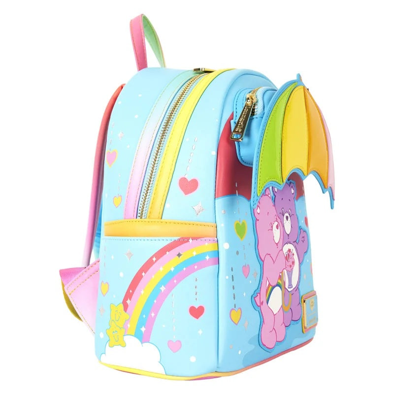 CARE BEARS - Rainbow - Mini Backpack LoungeFly