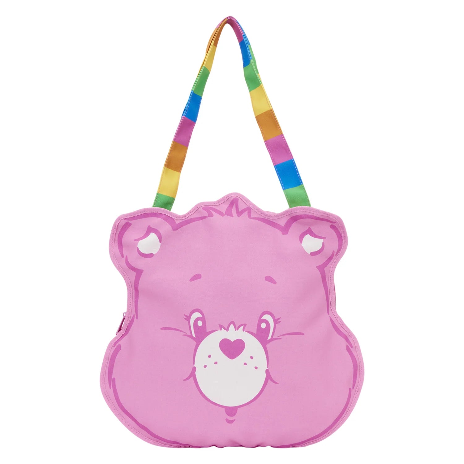 CARE BEARS - Cheer bear - Large Canvas Tote Bag LoungeFly