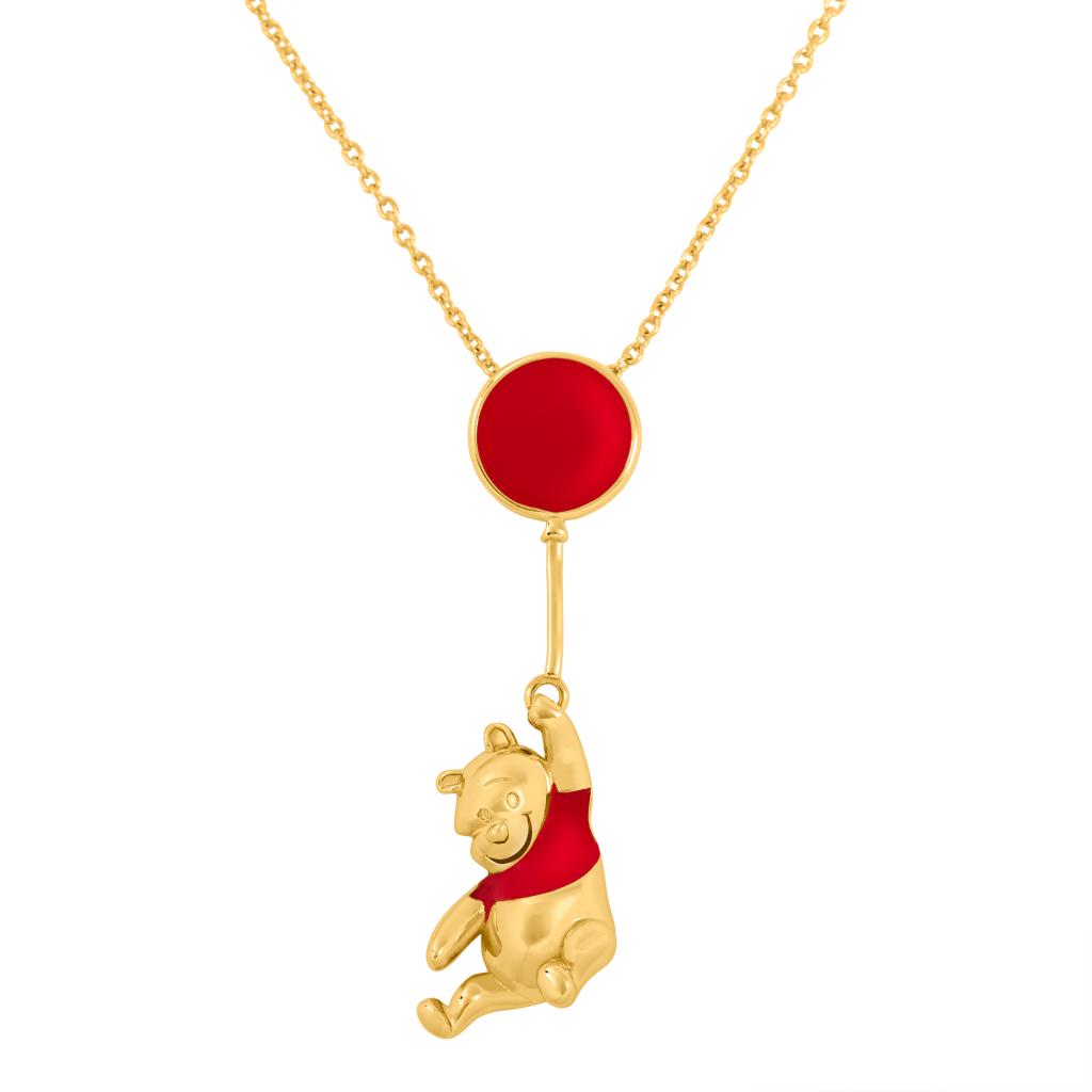 WINNIE THE POOH - Balloon - Necklace in Brass Plated