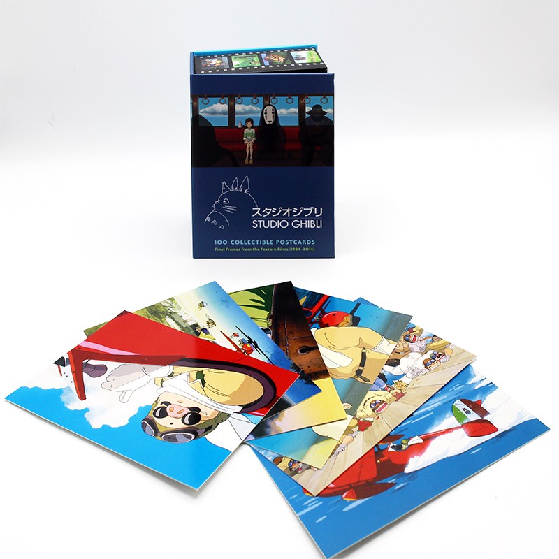 STUDIO GHIBLI - box of 100 collector's postcards