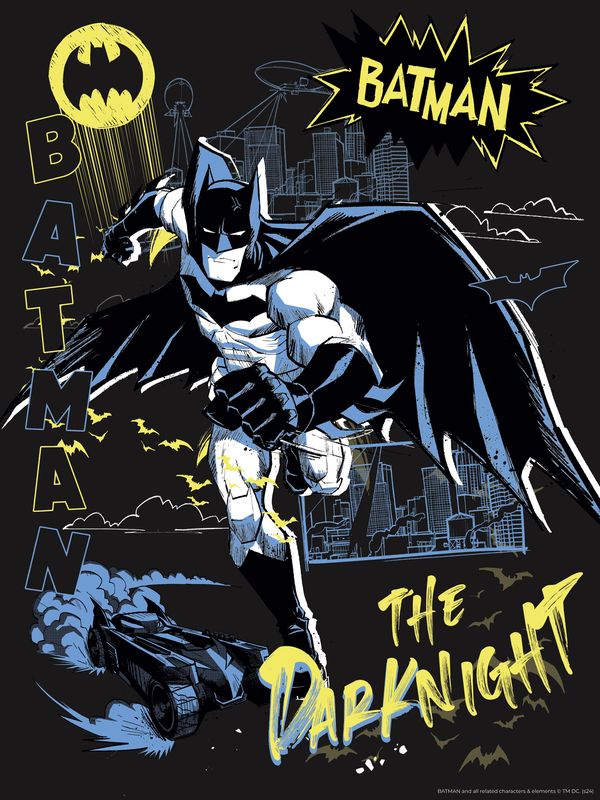 BATMAN - The Dark Knight - Golden Poster 30x40cm