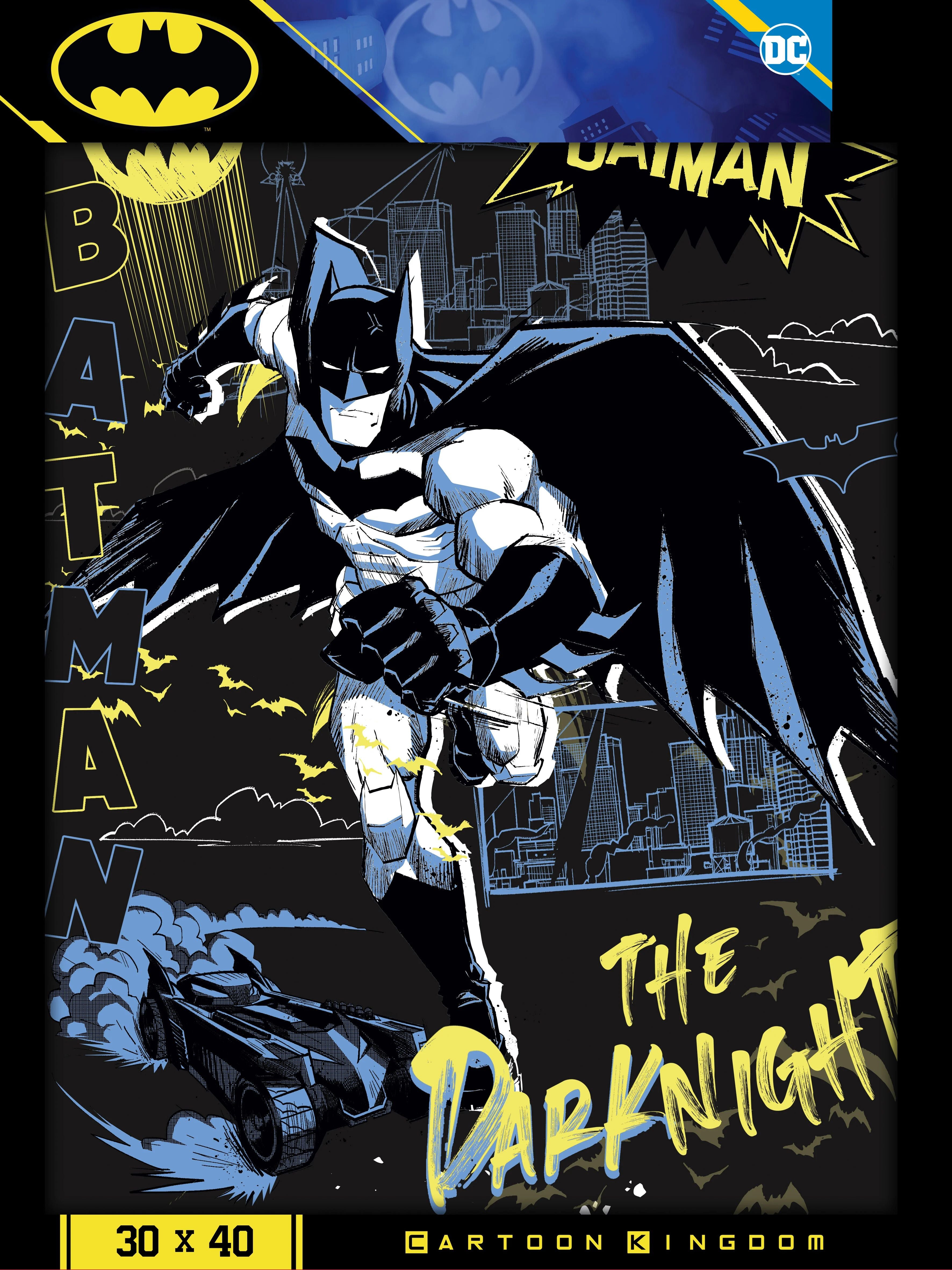 BATMAN - The Dark Knight - Golden Poster 30x40cm