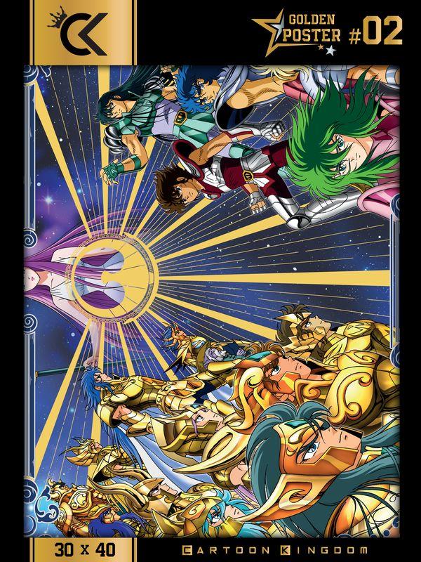 SAINT SEIYA - Golden Poster 30x40cm