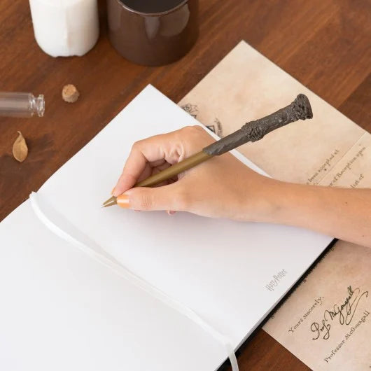 HARRY POTTER - Lomus - Premium Light Notebook + Wand Pen