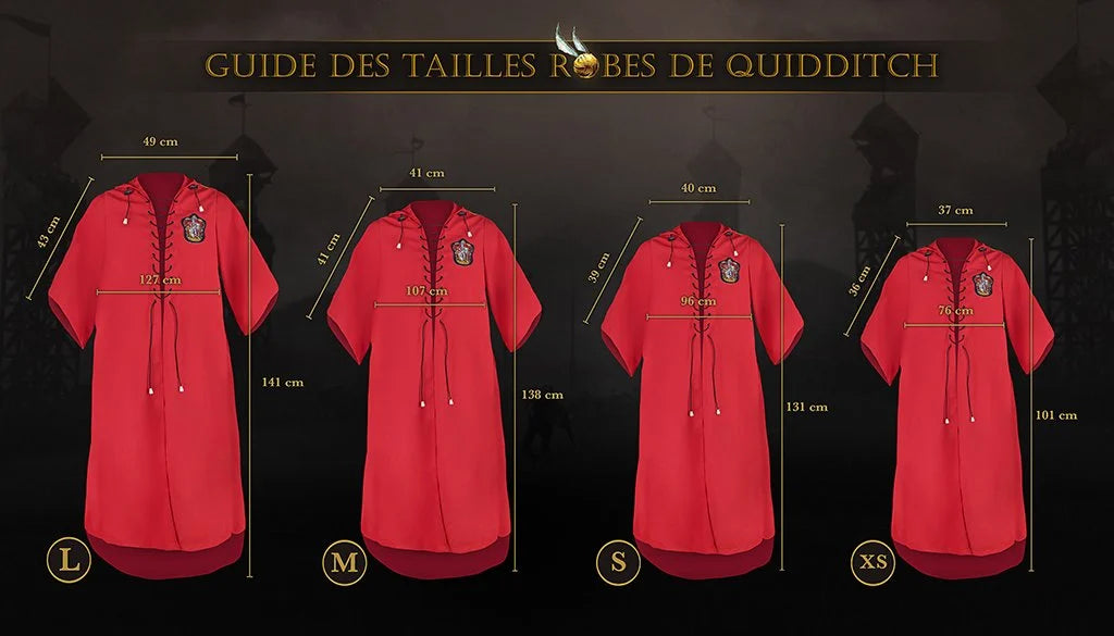 HARRY POTTER - Personalised Gryffindor Quidditch Kids Robe