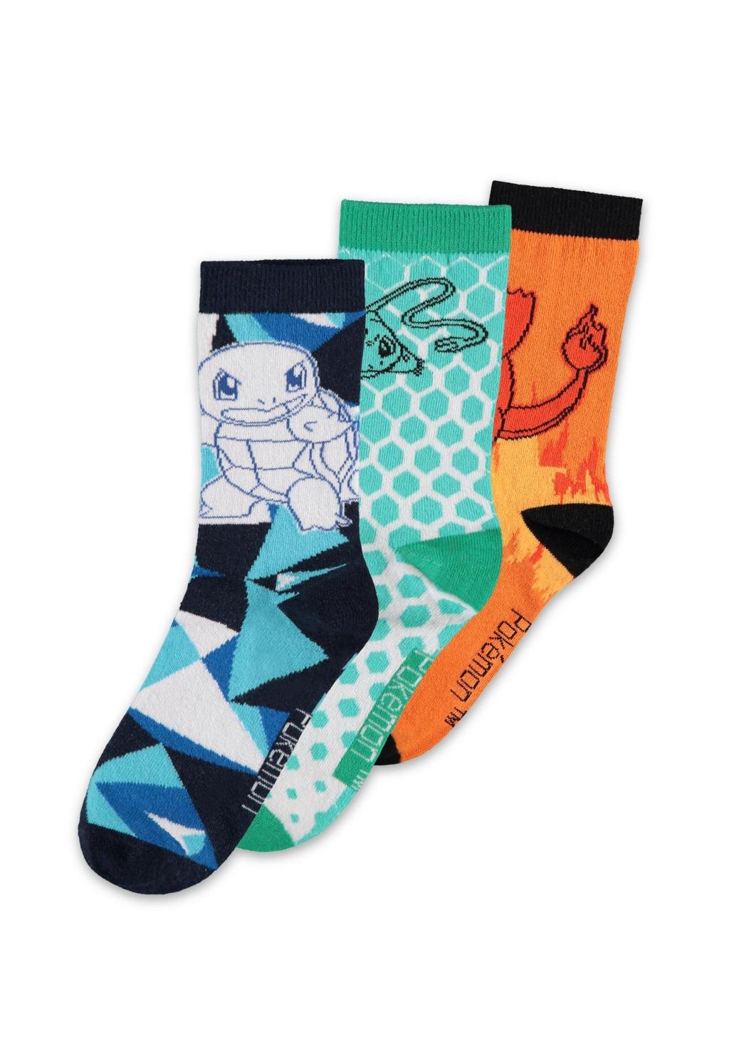 POKEMON - Vibrant - Pack of 3 pairs of socks (S 9-11)