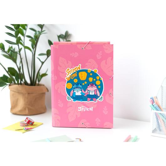 STITCH & ANGEL - A4 Premium Binder with Flaps & Elastic Band