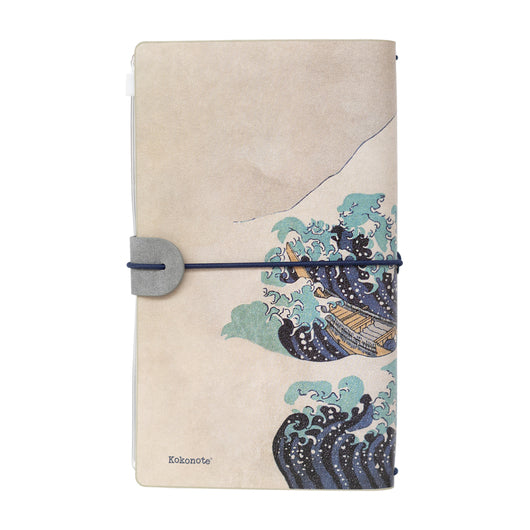 HOKUSAI - The Great Wave - Travel Notebook - Size A5