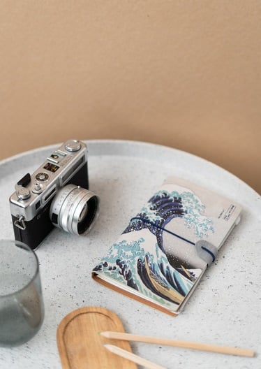 HOKUSAI - The Great Wave - Travel Notebook - Size A5