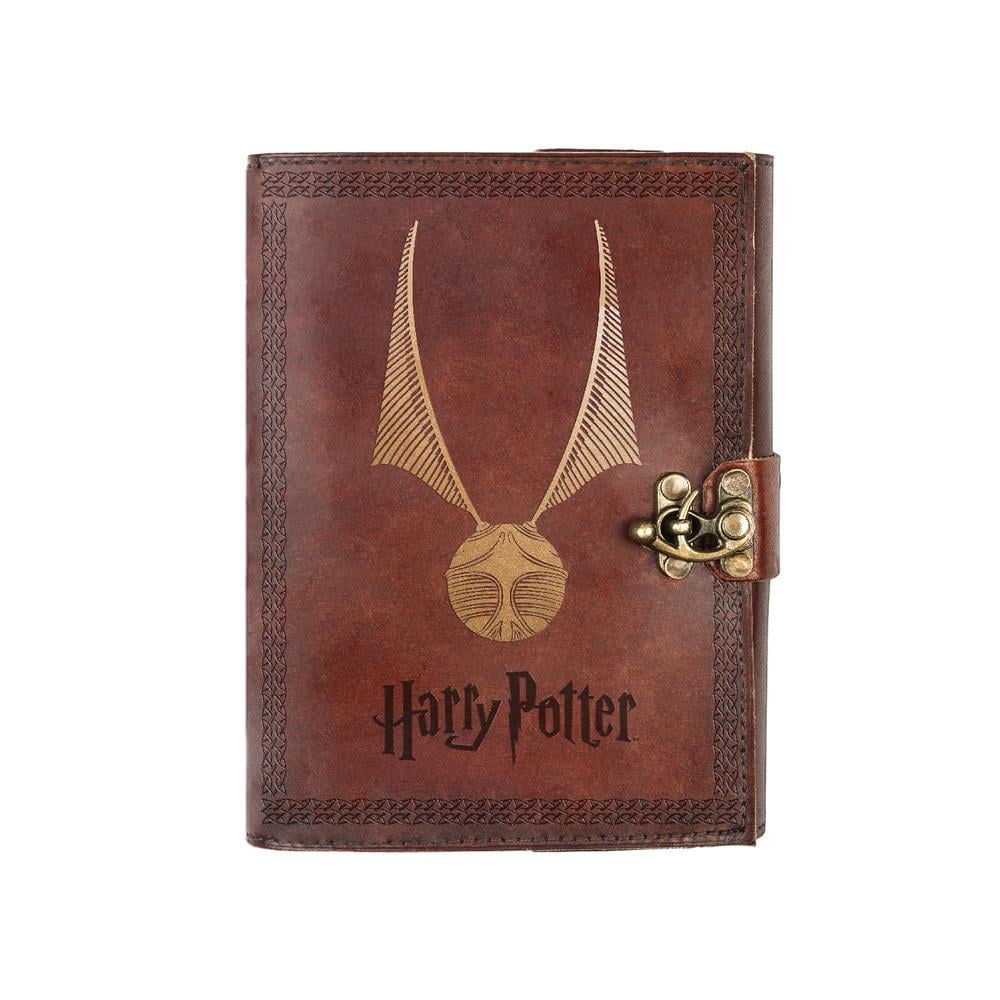 HARRY POTTER - Premium Faux-Leather Travelog Hand-Sewn - A5