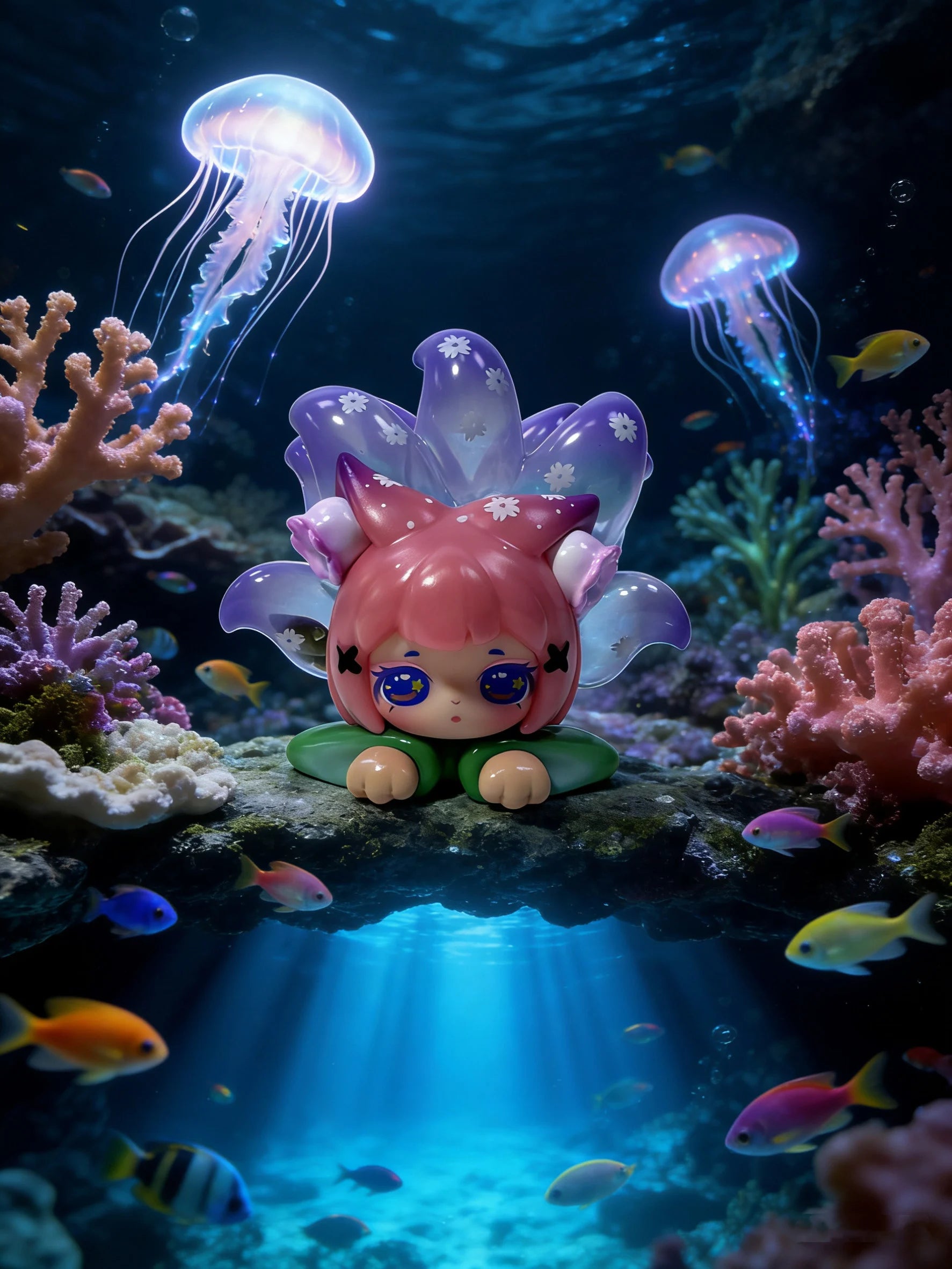 CHUANG WEI LAI -Encouter nine-tailed fox Series BLIND BOX (8pcs) -11cm