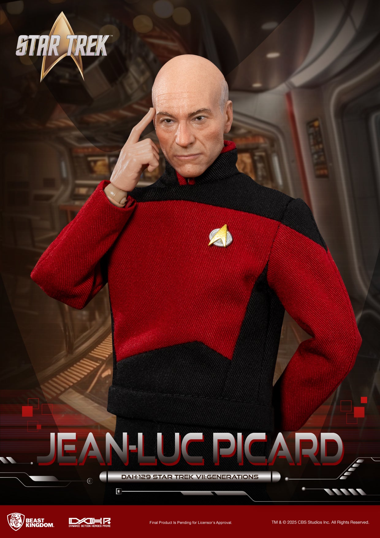 STAR TREK GENERATIONS - Jen-Luc Picard - Figure 20.5cm