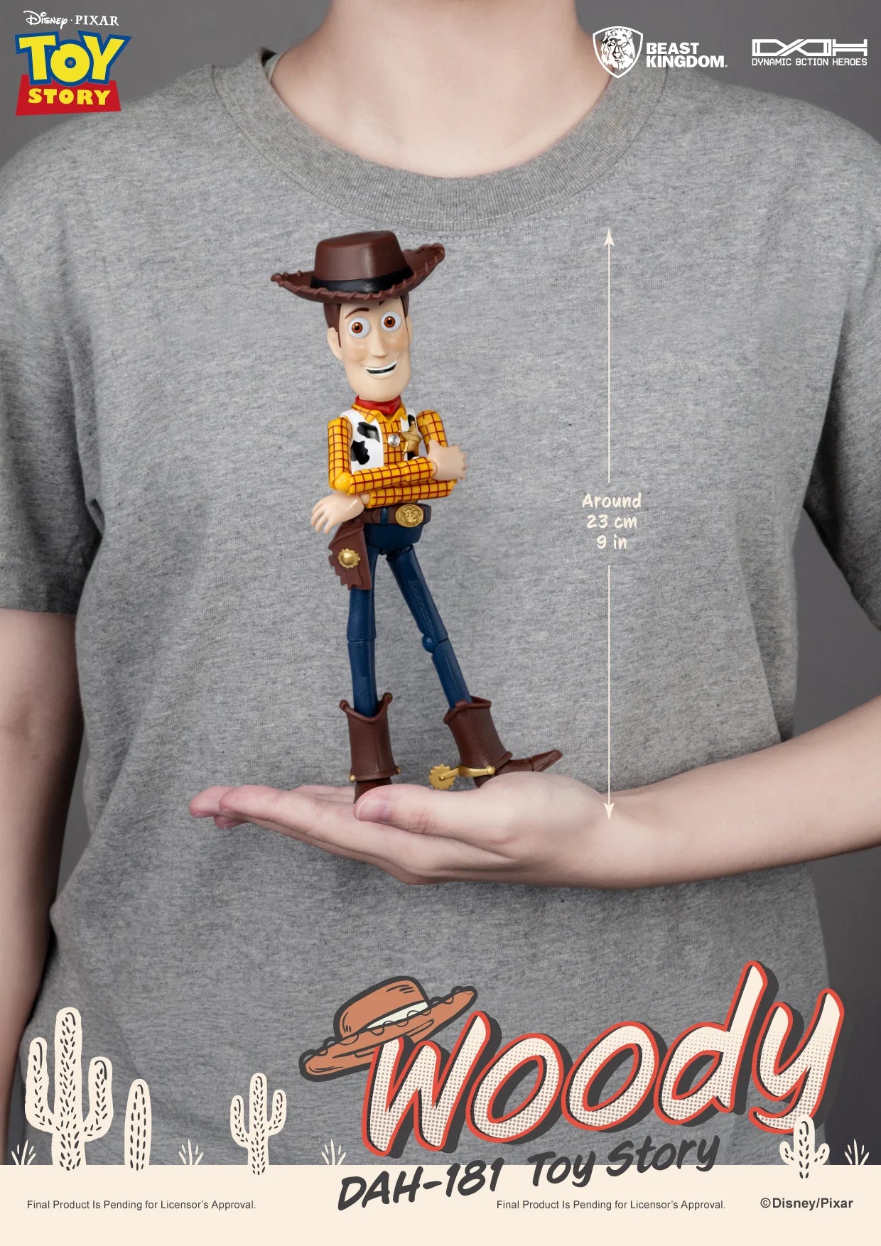TOY STORY - Woody - Dynamic Action Heroes 23cm